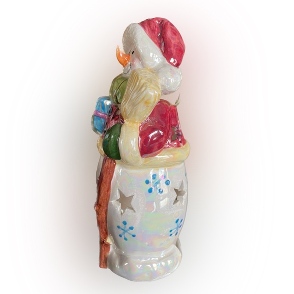Vintage Snowman Tea Light - Picture 7 of 10